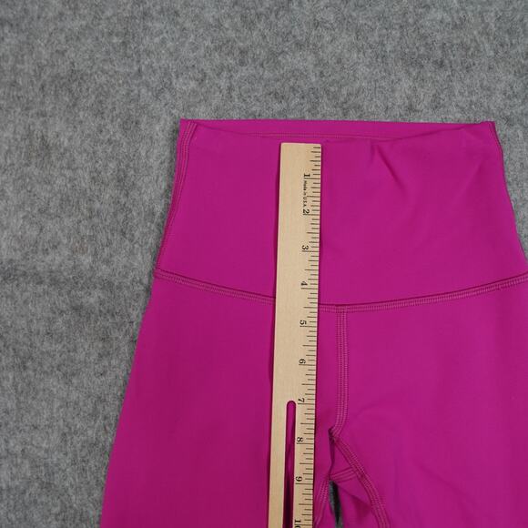 Lululemon Leggings Womens 0 Wunder Train High Rise 25" Yoga Run Pink Gym Workout - Picture 3 of 9